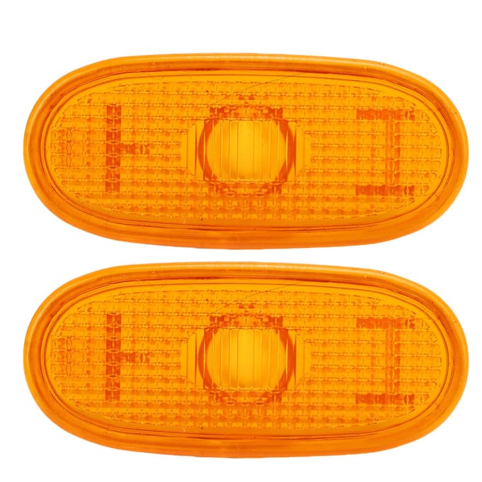 2 stuks amberkleurige zijmarkeringslichtlens A0038202956 zijrichtingaanwijzer afdekking vervanging voor Sprinter W906 2006 2018 orange