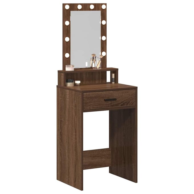 vidaXL - Kaptafel - Bruin - 50 - x - 41 - x - 140 - cm - Bewerkt - hout
