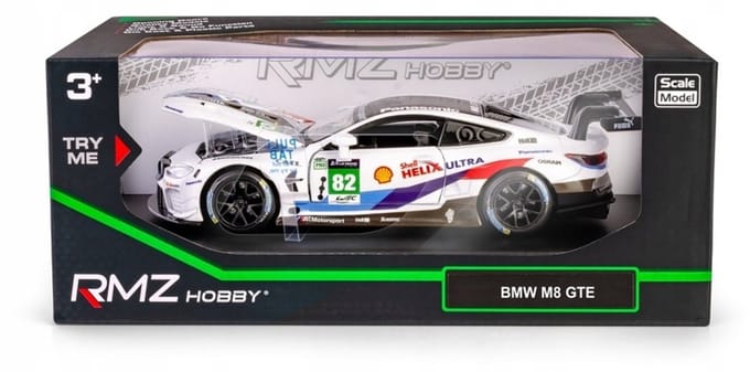 RMZ Hobby BMW M8 GTE 1:32 Raceauto met Licht & Geluid