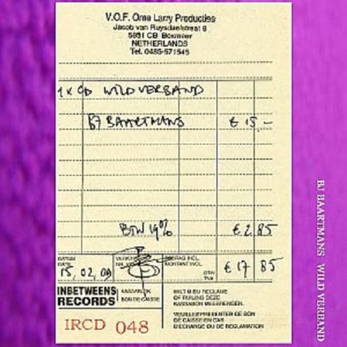 B.J. Baartmans - Wild Verband (CD)