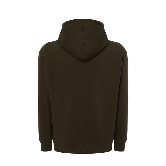 JHK Unisex effen capuchon met rits voor volwassenen (Khaki)