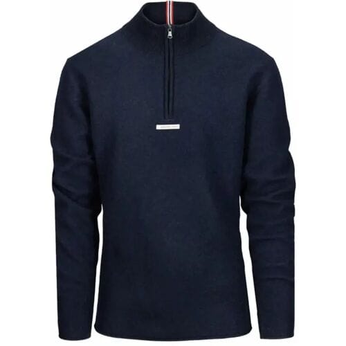 Amundsen Boiled Half Zip Heren (Maat - M, Kleur - Faded Navy)