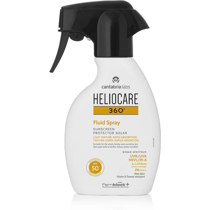 Heliocare 360° Vloeibare Zonnebrandspray Spf50 250 ml