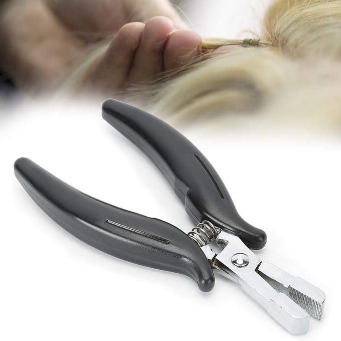 Dailygoods - Professionele Haarverlenging Tool - Tape Sealing Extensions Clips Zwart