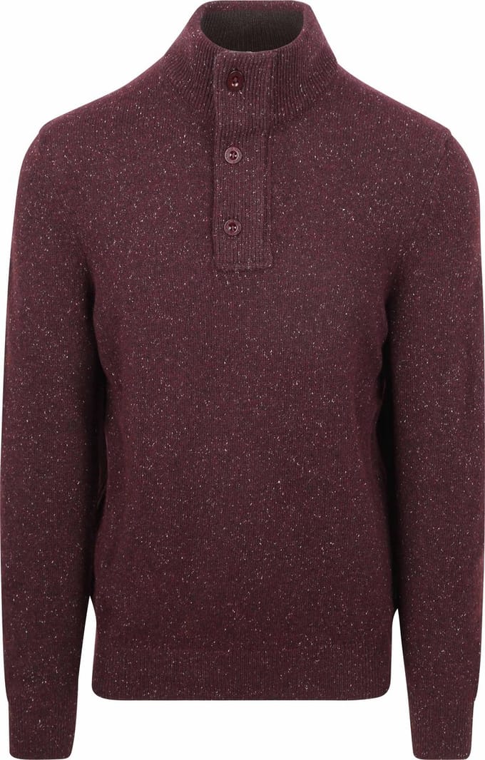 State Of Art Mocker Trui Melange Bordeaux - Maat XL - Heren - Pullovers