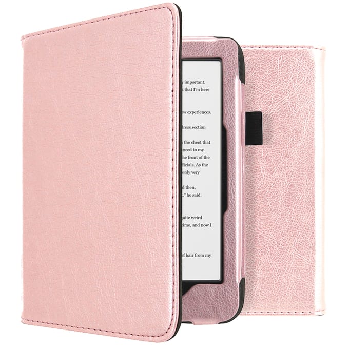 imoshion Vegan Leather Bookcase voor de Kobo Clara HD - Rosé Goud