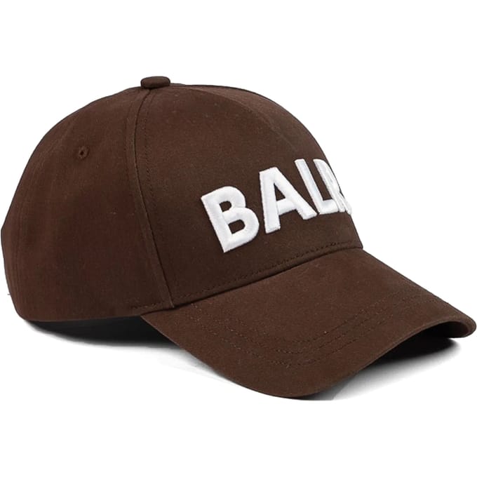BALR. - Heren Petten Classic Embro Cap - Bruin