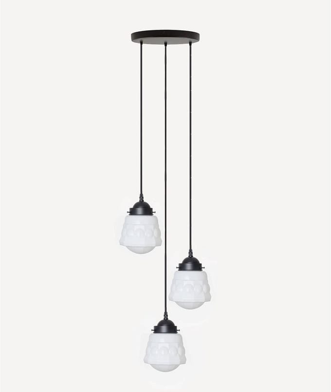 3 lichts hanglamp Weimar - Art Deco Trade
