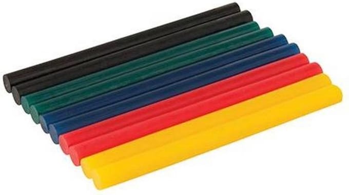 Gekleurde Mini Lijmstaven (10 Stuks)