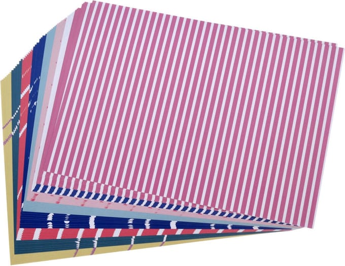 Knutselkarton A4 multicolor karton 56 vellen creatief knutselen.
