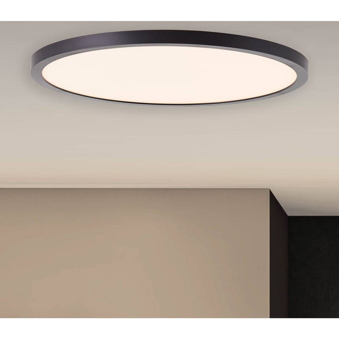 Brilliant Tuco HK19148S76 LED-plafondlamp Energielabel: E (A - G) 21 W Warmwit Zwart, Wit