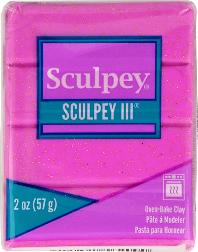 Klei III Violet glitter - 57 gr - Sculpey