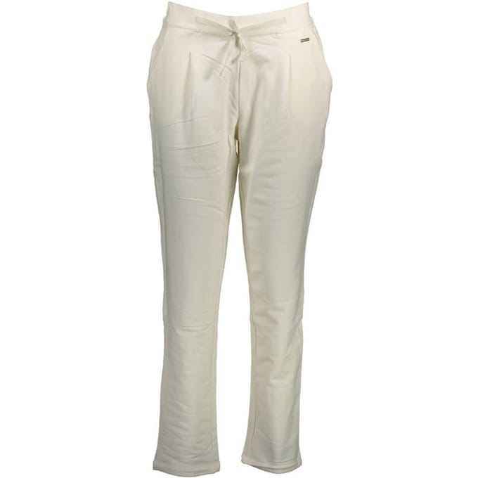U.S. POLO ASSN. Bianco Katoenen Dames Sweater