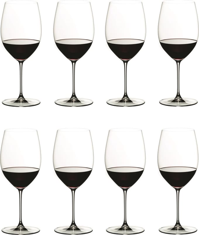 Riedel Rode Wijnglazen Veritas - Cabernet / Merlot - 709 ml - Pay 6 Get 8