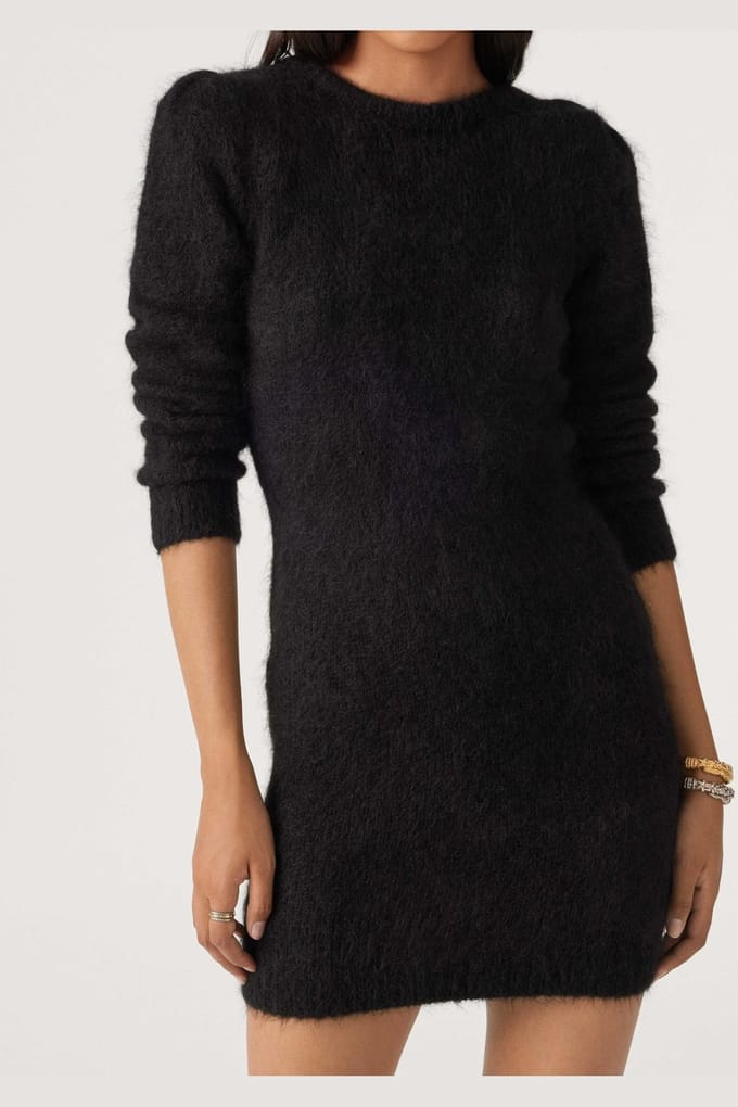 BA&SH Robe Tunia Noir Taglia: M | Abiti Mini Outlet | Donna