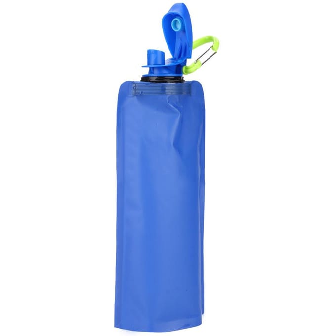 Sac à Eau Portable Pliable Flexible Rétractable 650ML Randonnée Camping Vélo Sport Bouteille