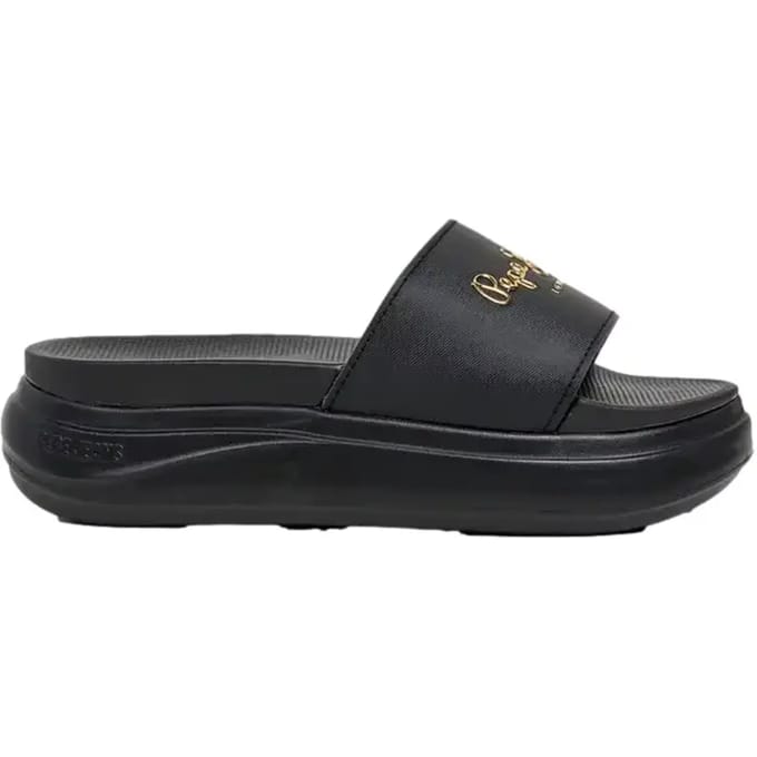 Pepe Jeans Bella Log Slippers Zwart EU 38 Vrouw