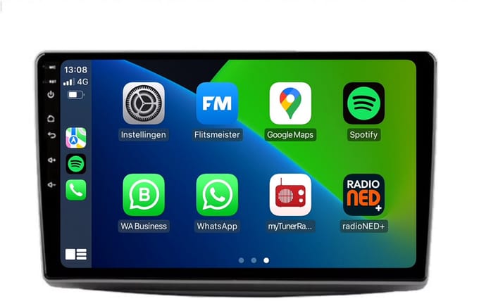 CarPlay autoradio geschikt voor Alfa Romeo MiTo | 2008 t/m 2016 | Android 13 | Draadloos Apple CarPlay & Android Auto | 2GB + 32GB | 8-Core processor | Davilon | 2025 model | 2008 2009 2010 2011 2012 2013 2014 2015 2016 | Bluetooth & Wifi