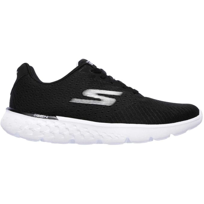 Skechers Gorun400 hardloopschoenen voor dames (Zwart, Wit)