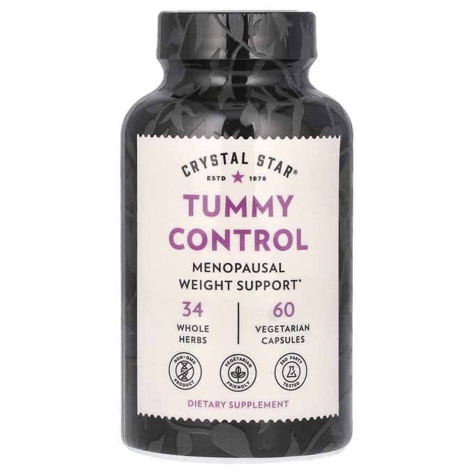Kristallen Ster, Buikcontrole, 60 Plantaardige Capsules