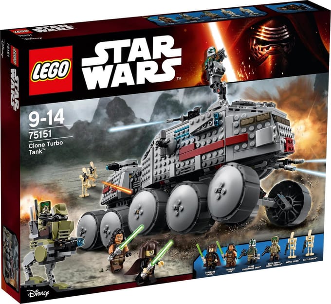 LEGO Star Wars Clone Turbo Tank 75151