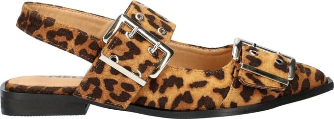 Nelson dames instapper - Beige multi - Maat 38
