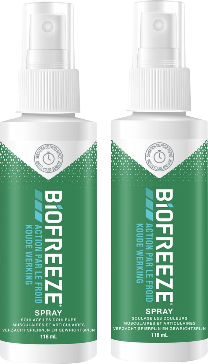Biofreeze Spray 104g - 2 Stuks - Voordeelverpakking