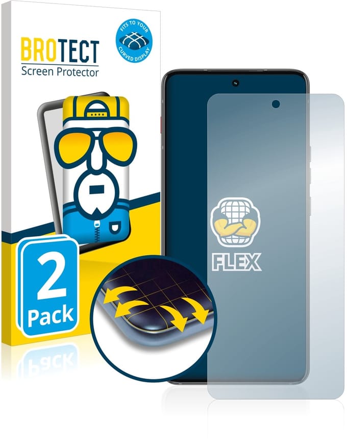 BROTECT - Screenprotector voor Motorola ThinkPhone - Folie Beschermfolie transparant volledig dekking - 2 Stuks