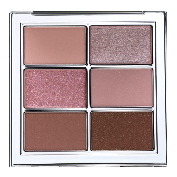 Amuse, Eye Vegan Sheer Palette, 02 Sheer Pink, 1.6 g (0.05 oz) each white