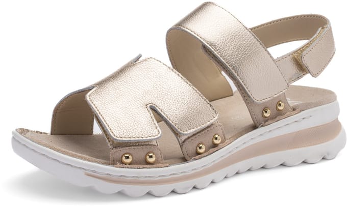 Sandalen met sleehak Ara -
