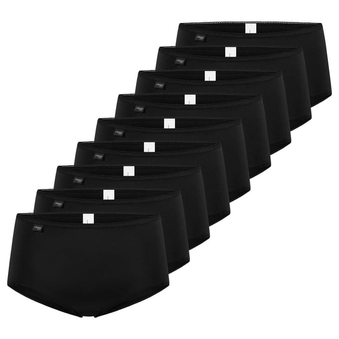 sloggi Dames midi slip 9 pack 24/7 Microfibre