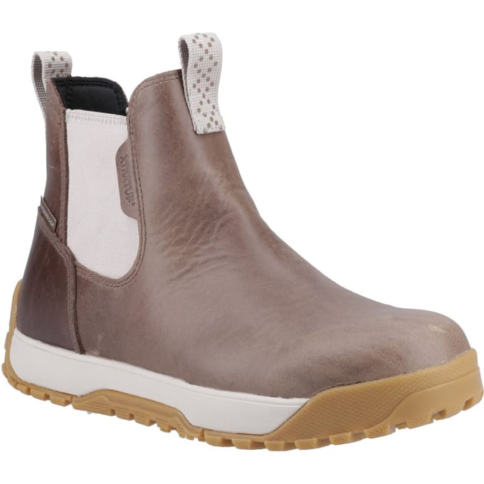 Xtratuf Enkellaarzen Leer Dames Stone Wellington Boots