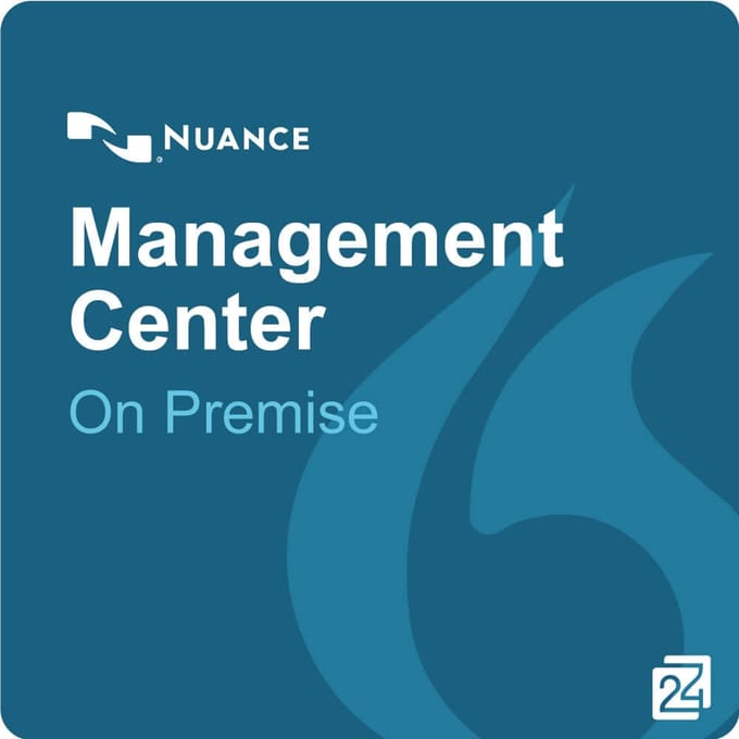 Nuance Management Center - On Premise Nieuwe Aankoop