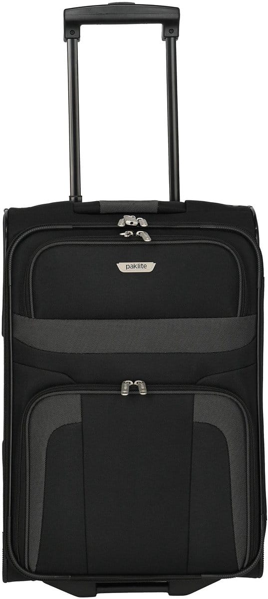 travelite paklite Orlando 2W Trolley Black Zwart 53cm