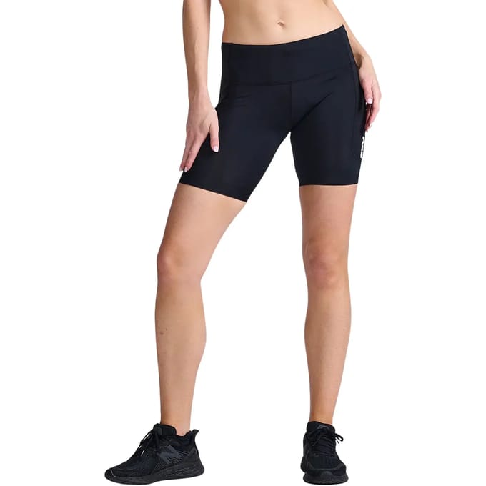2xu Aero Mid-rise Comp 6´´ Kort Legging Zwart S Vrouw