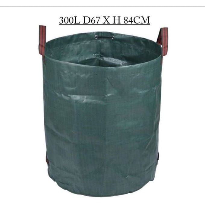 Tuinafvalzak - Set van 3 - 300 L - Hoogte 84 cm - Diameter 67 cm