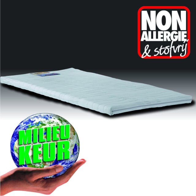 Comforter|topper NASA-VISCO-Traagschuim split topmatras | Met Split|6,5cm dik|CoolTouch VISCO VENTI-foam Topdek matras 180x200 cm