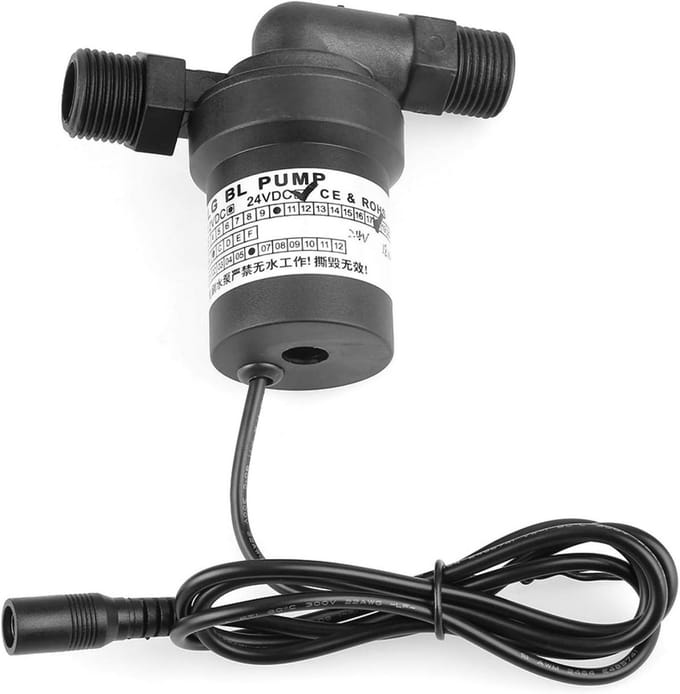 DC 24V Warmwater Circulatiepomp Stille Waterpomp voor Zonneboilersysteem