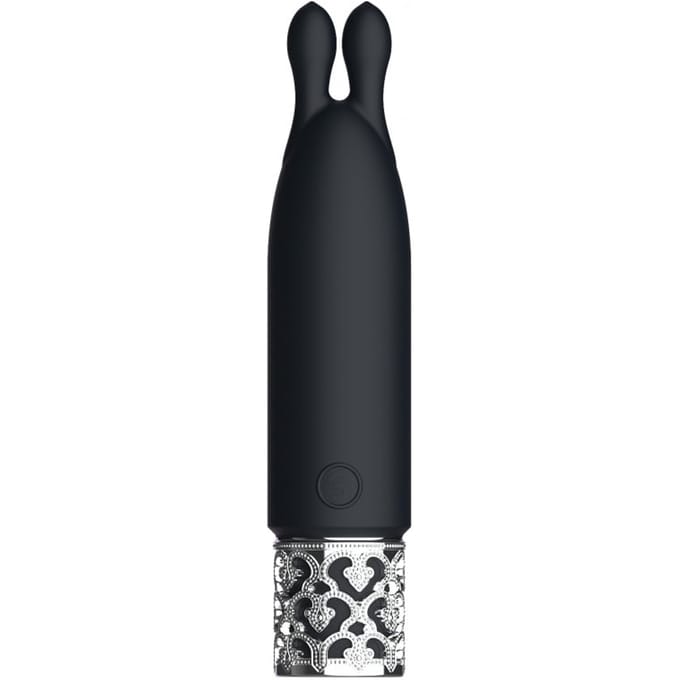 Royal Gems - Oplaadbare siliconen Bullet- Zwart