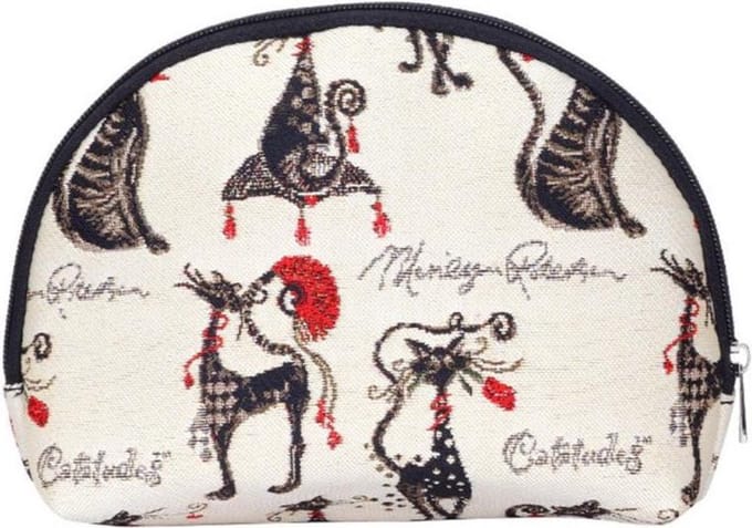 Signare Make-up tasje Catitude - Katten - Katten - Marylyn Robertson
