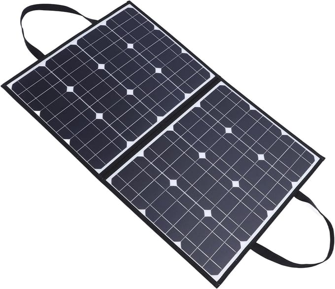 Zonnepaneel Charger - Draagbaar Paneel - Buiten Opladen - Dubbele USB Poorten - 200W - Zwart