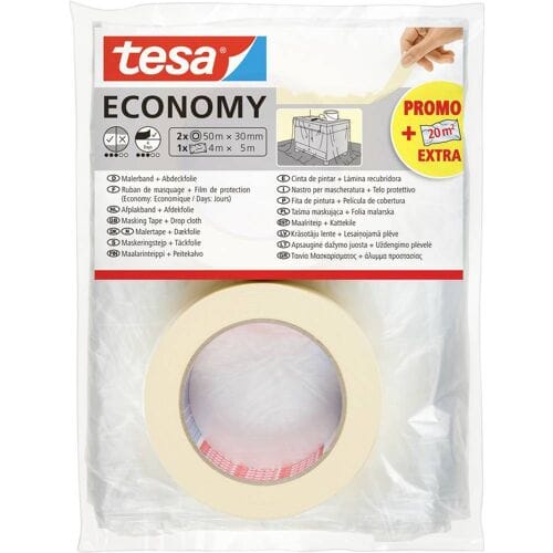 tesa Economy 55421-00000-05 Schilderstape Wit 1 set(s)