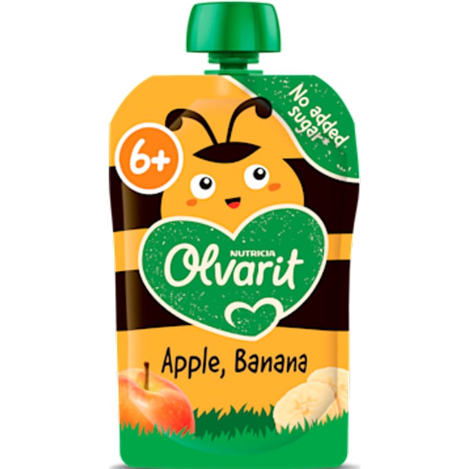 6+mnd Knijpfruit Appel Banaan