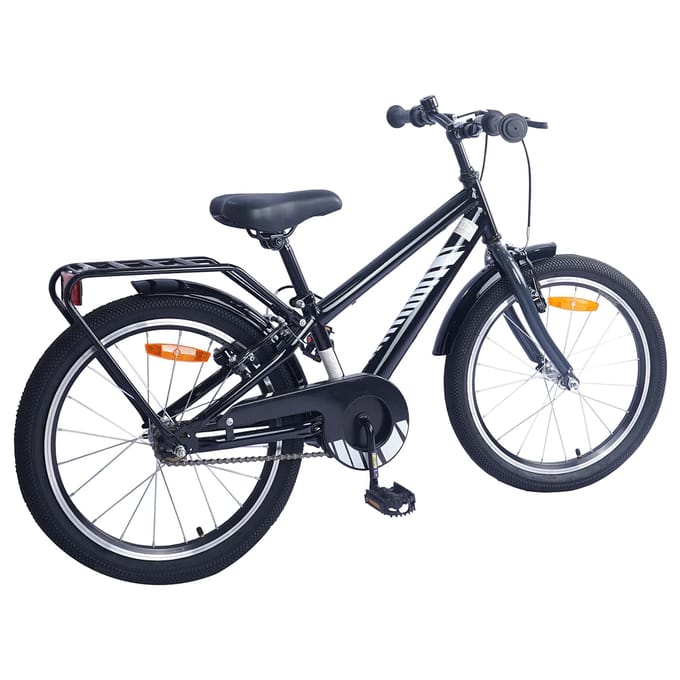vidaXL - Kinderfiets - 18 - Inch - voor - 5-7 - jaar - oud - Zwart