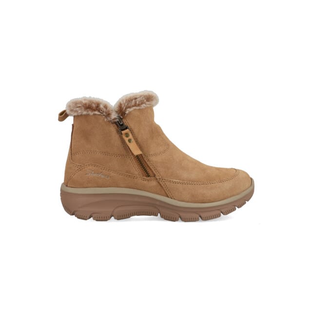 Skechers EASY GOING - COOL ZIP Dames Instappers - Tan