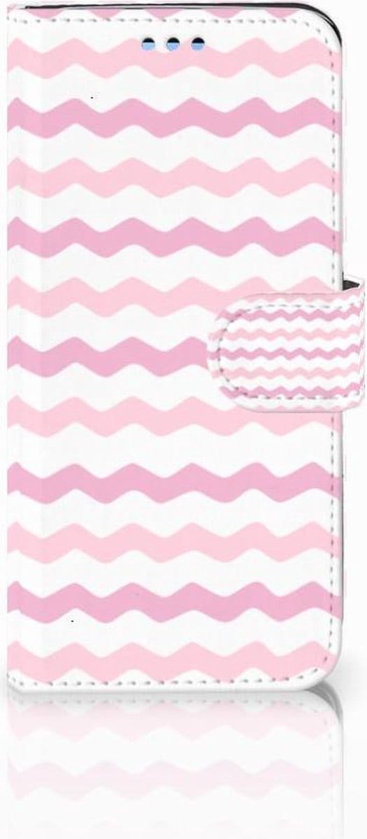 Samsung Galaxy S9 Telefoon Hoesje Waves Roze