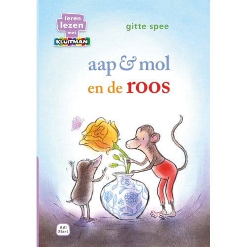 Aap & Mol En De Roos - Leren Lezen Met Kluitman - Gitte Spee