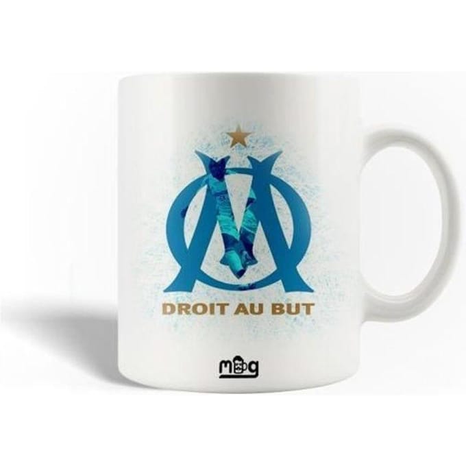 Mug en Céramique Olympique de Marseille Club de football Logo Bleu