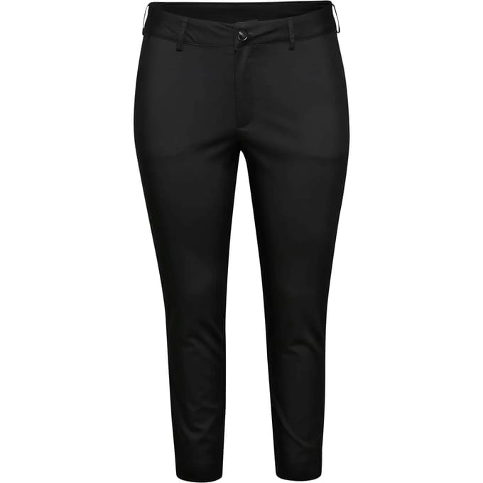 Damesbroek 7/8 chino KAFFE Curve Leana