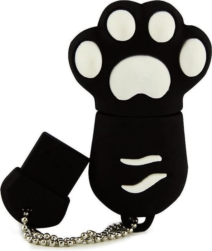 Kattenpootje Zwart - USB-stick - 8 GB